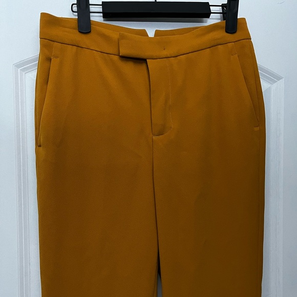 Zara Mustard Trouser Pants - Picture 2 of 5